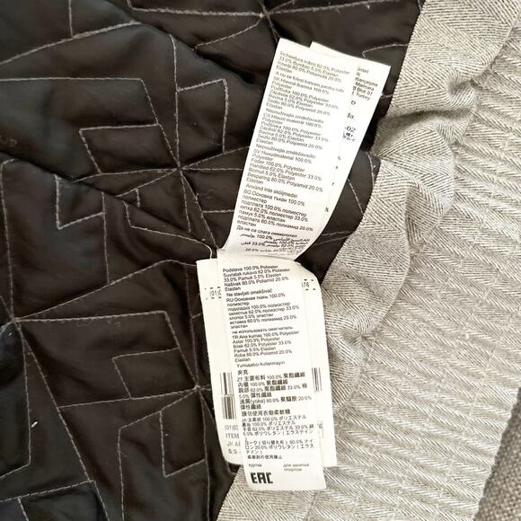 Quechua by Decathlon Rain Jacket Heather Gray Softshell Sherpa Lined Hooded XS - Picture 4 of 6